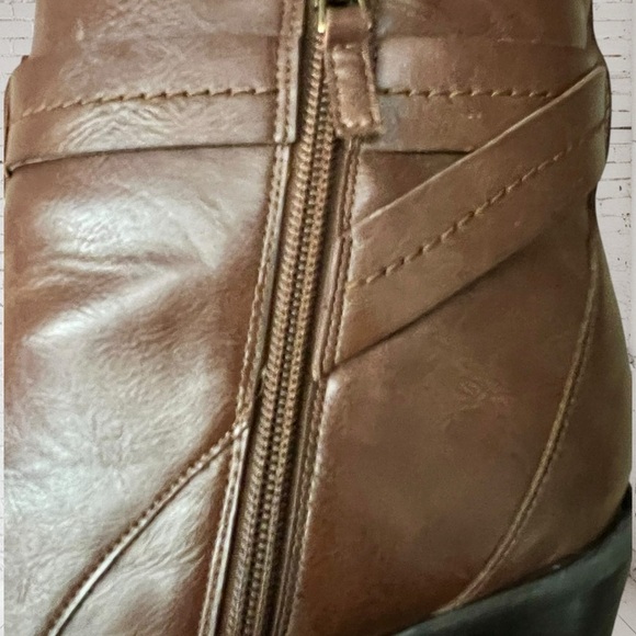 Franco Sarto Brown Ankle Boots - Picture 8 of 11